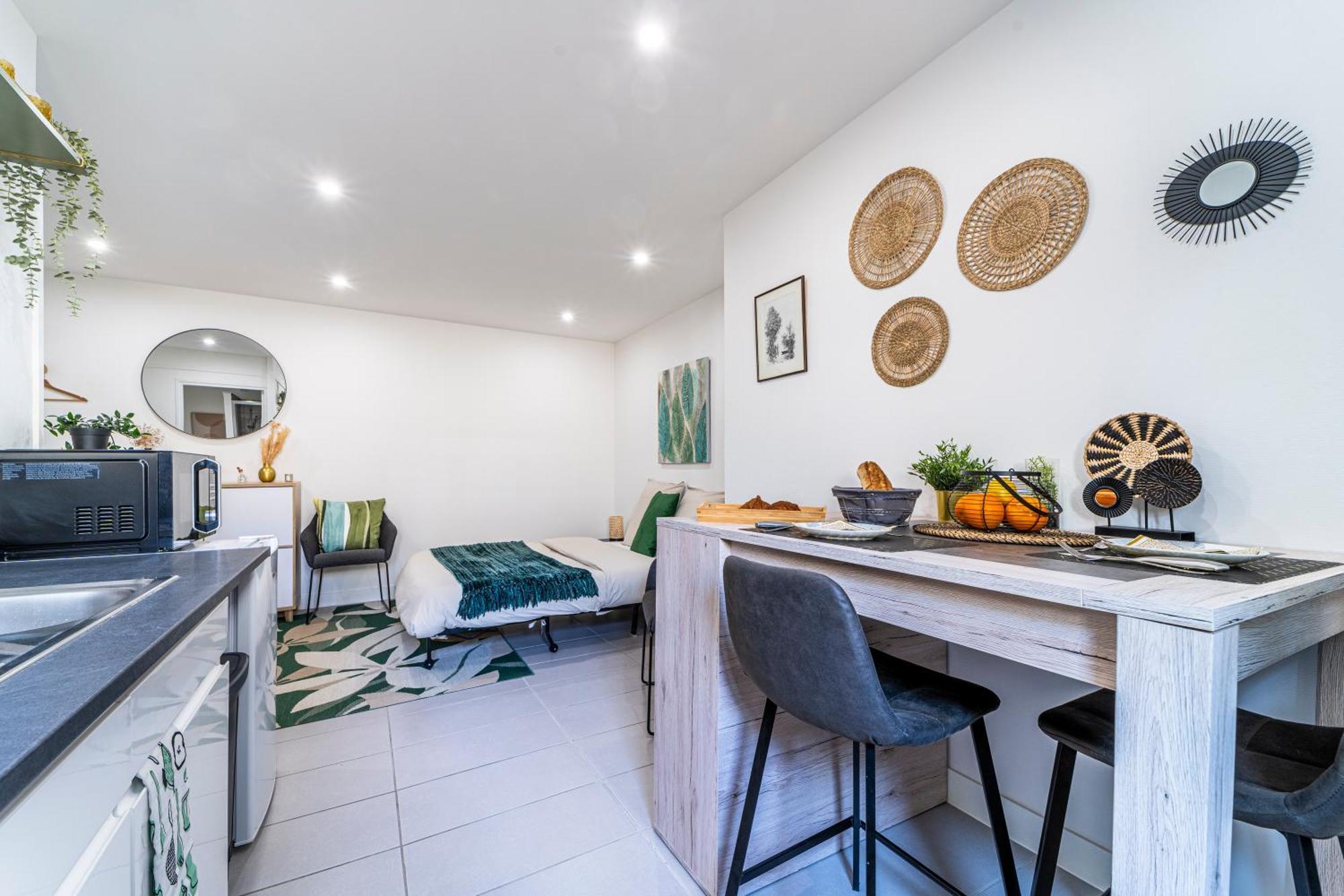Le Cosy - Free Parking - Proche Gares Lille - Netflix - Wifi Apartment Mons-en-Baroeul Luaran gambar