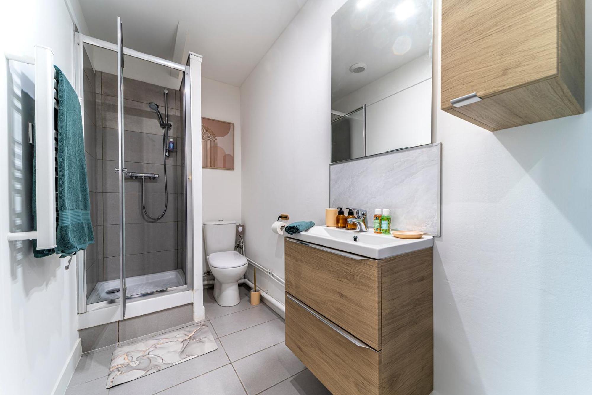 Le Cosy - Free Parking - Proche Gares Lille - Netflix - Wifi Apartment Mons-en-Baroeul Luaran gambar